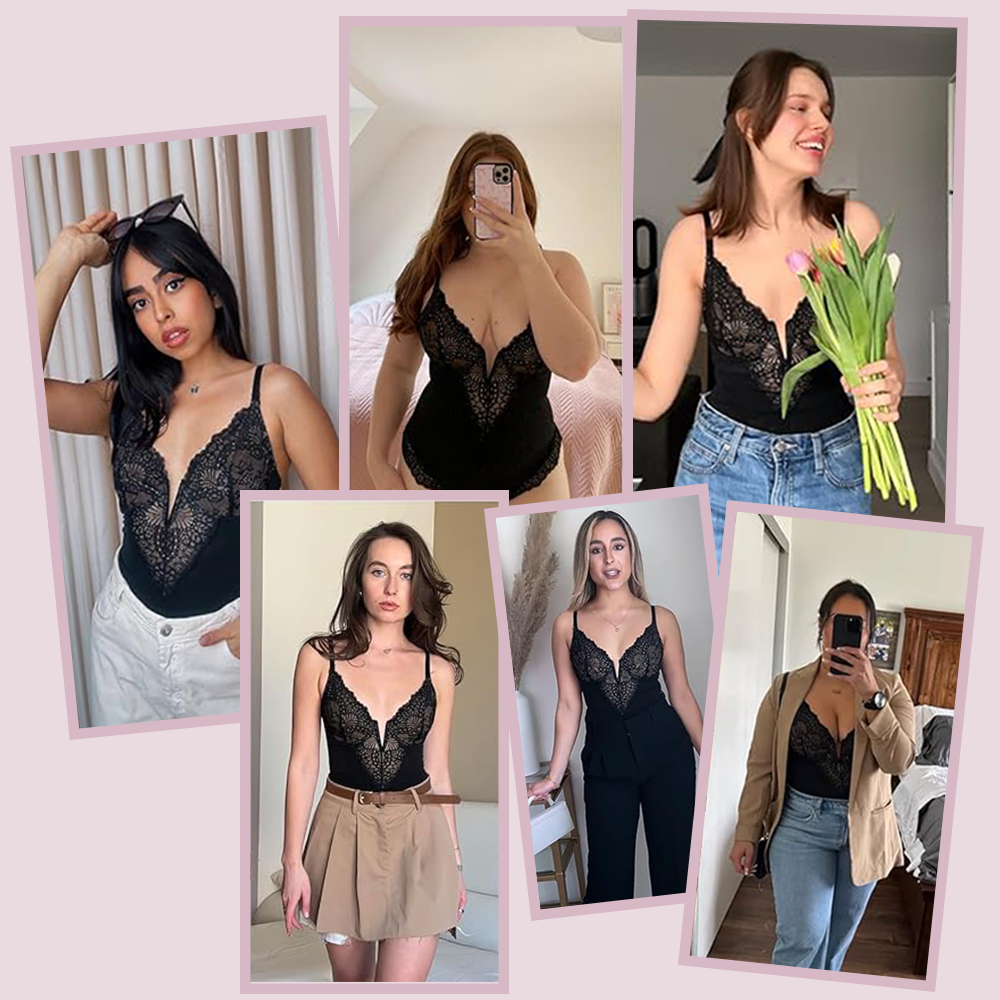 Body gainant en dentelle - FitShape™