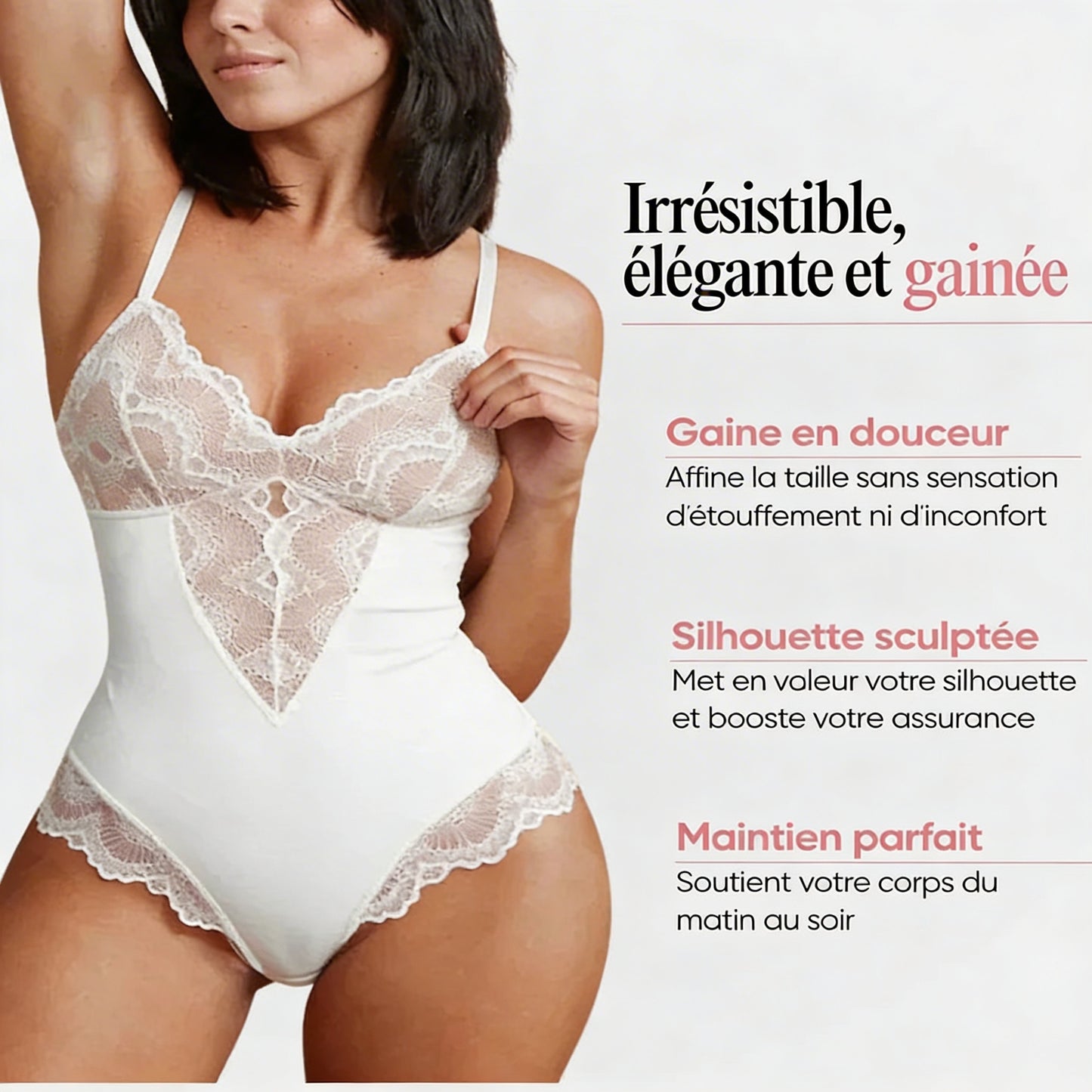 Body Sculptant en Dentelle Version Culotte